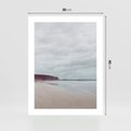 Plakat bez ramy 30x40 - Mglista Plaża - plaża, mglisty krajobraz