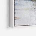 Obraz w ramie 80x80 - Kontrastujące Chaosy - abstrakcja, kontrast - rama biała