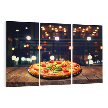 Obraz na płótnie 120x80 - Smak i tradycja - pizza, Włochy