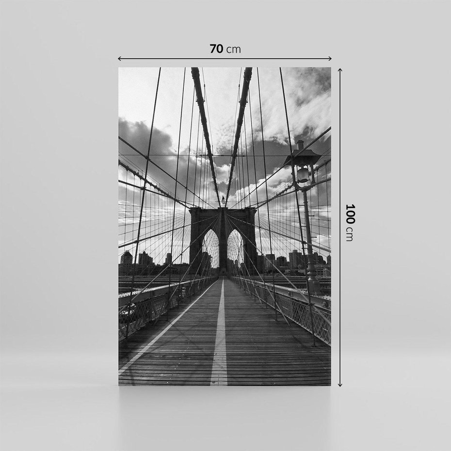 Obraz na płótnie 70x100 - Most Nowoczesności - most, nowoczesny