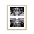 Plakat w ramie 30x40 - Czar i Wielkość - wieżowce, architektura - rama drewno