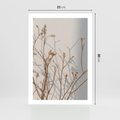 Plakat bez ramy 21x30 - Boho gałązki suche - gałązki, suche