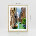 Plakat w ramie 30x40 - Wenecja: romantyczne miasto wodnych dróg - Wenecja, Włochy - rama drewno