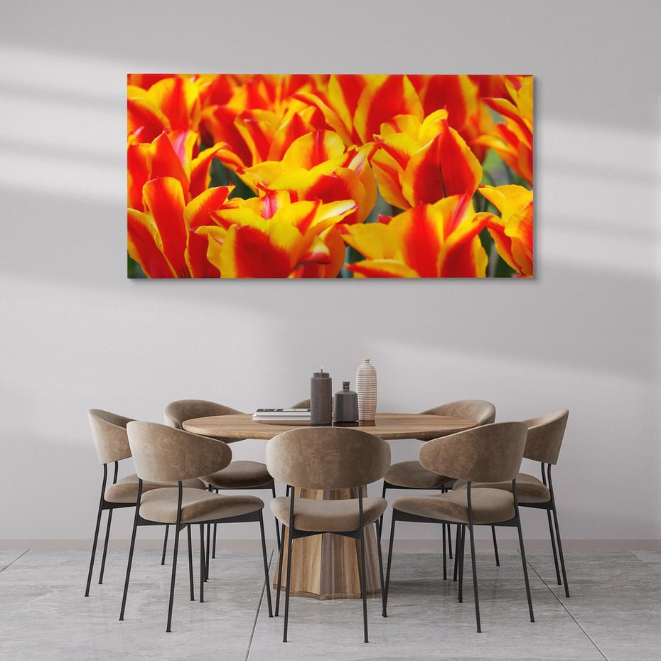 Obraz na płótnie 120x60 - Kwiatowa natura - kwiat, kwiaty