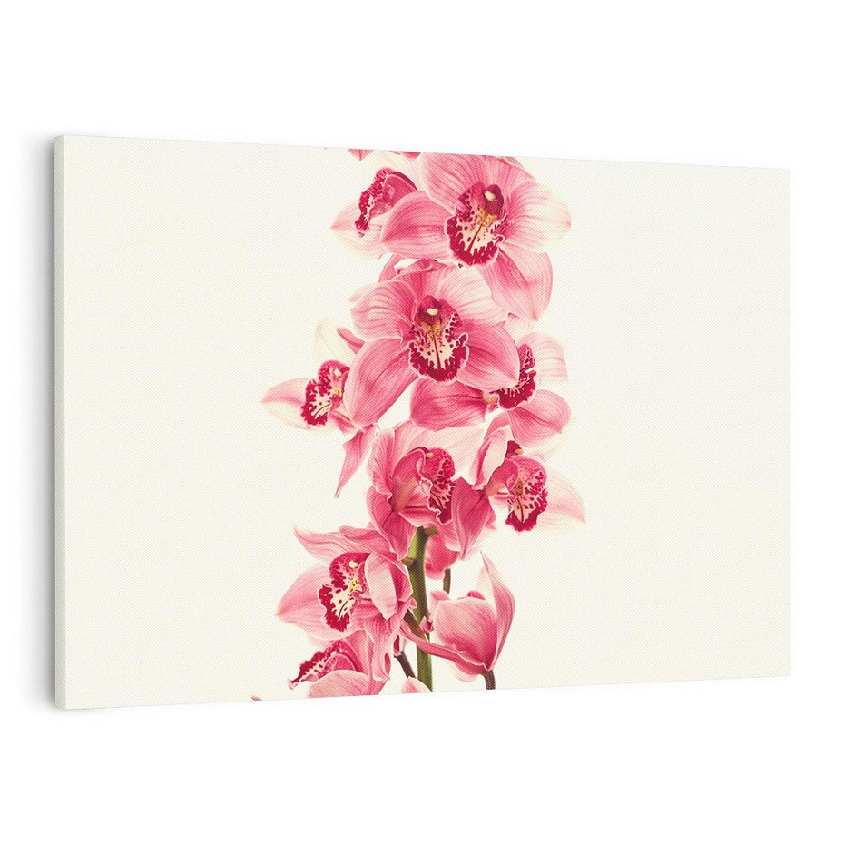 Obraz na płótnie 100x70 - Orchidea w spa - relaks - orchidea, spa