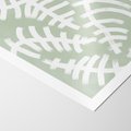 Plakat bez ramy 21x30 - Oaza Zieleni - zielona abstrakcja, zgaszona zieleń