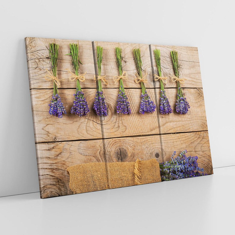 Obraz na płótnie 120x80 - Relaksacyjny urok lawendy w SPA - lawenda, SPA