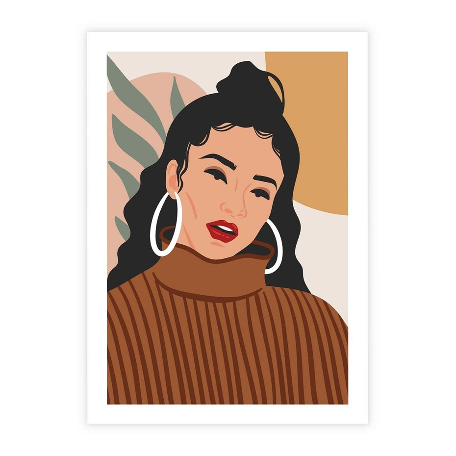 Plakat bez ramy 30x40 - Kobiece Wibracje - nowoczesny plakat, styl retro