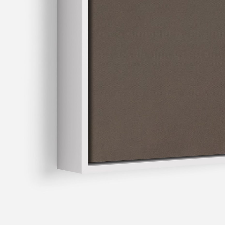 Obraz w ramie 80x120 - Fale w Zieleni - abstrakcyjne kształty, zgaszona zieleń - rama biała