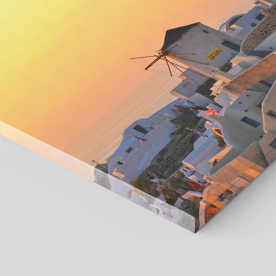 Obraz na płótnie 120x80 - magia greckiej wyspy - Grecja, Santorini