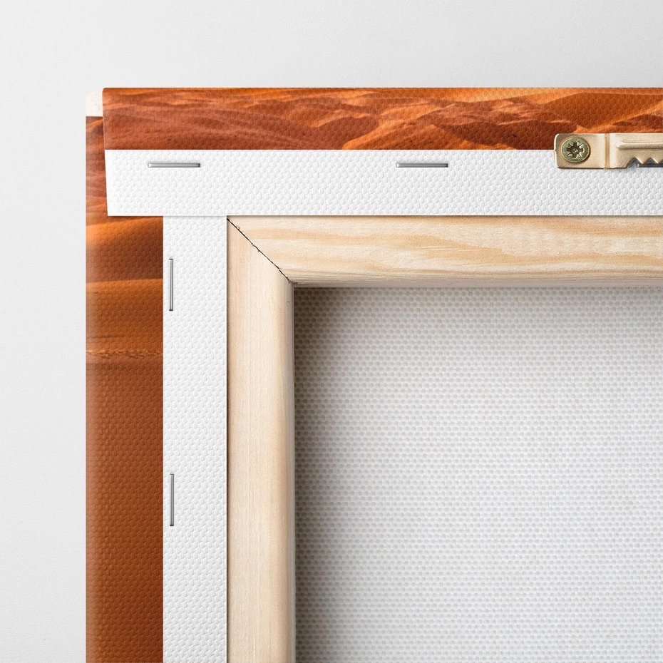 Obraz na płótnie 60x60 - Pustynny krajobraz - pustynia