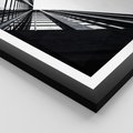 Plakat w ramie 30x40 - Nowoczesność w Linii - architektura, proste linie - rama czarna