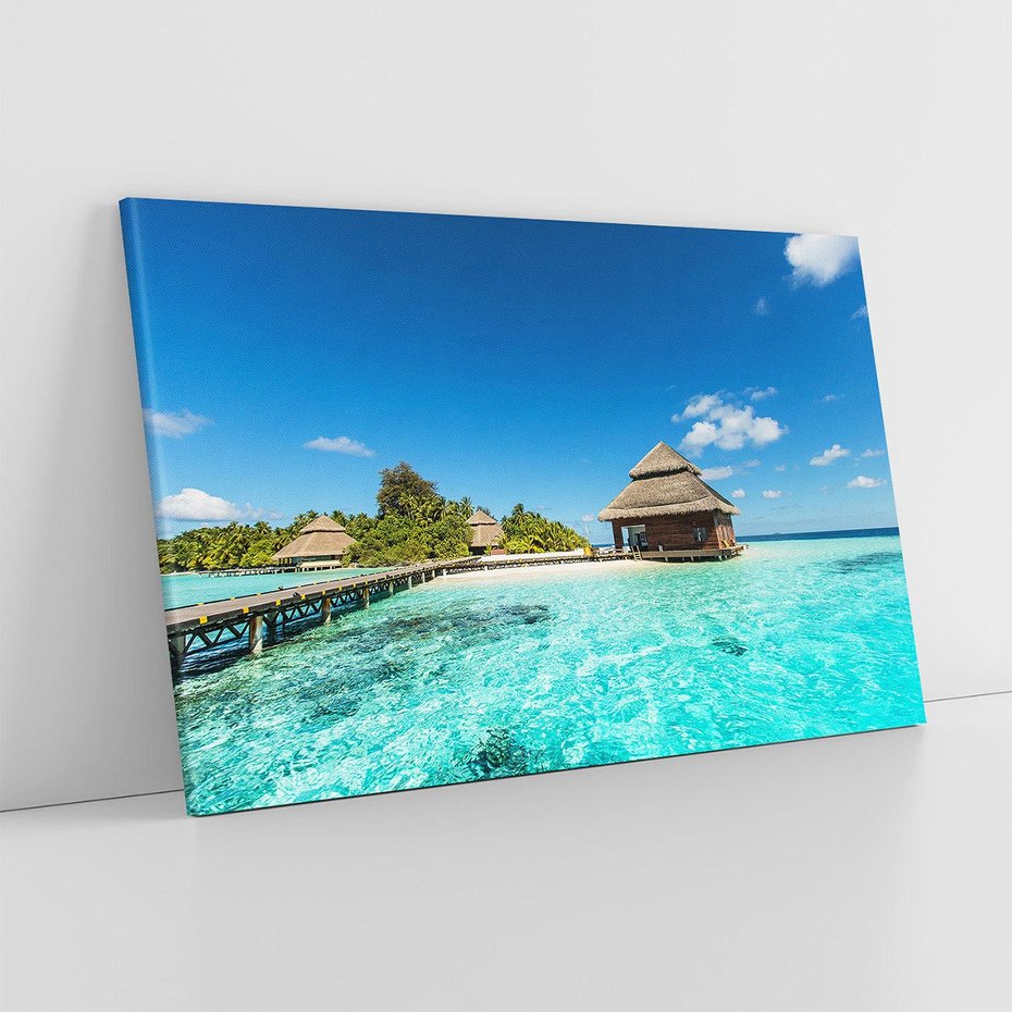 Obraz na płótnie 120x80 - Rajski Klimat - tropikalna, wyspa