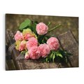 Obraz na płótnie 120x80 - Różowe Piękno - róże, kwiaty
