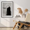 Plakat bez ramy 30x40 - Piękno włosów kobiety w ruchu - włosy, piękno