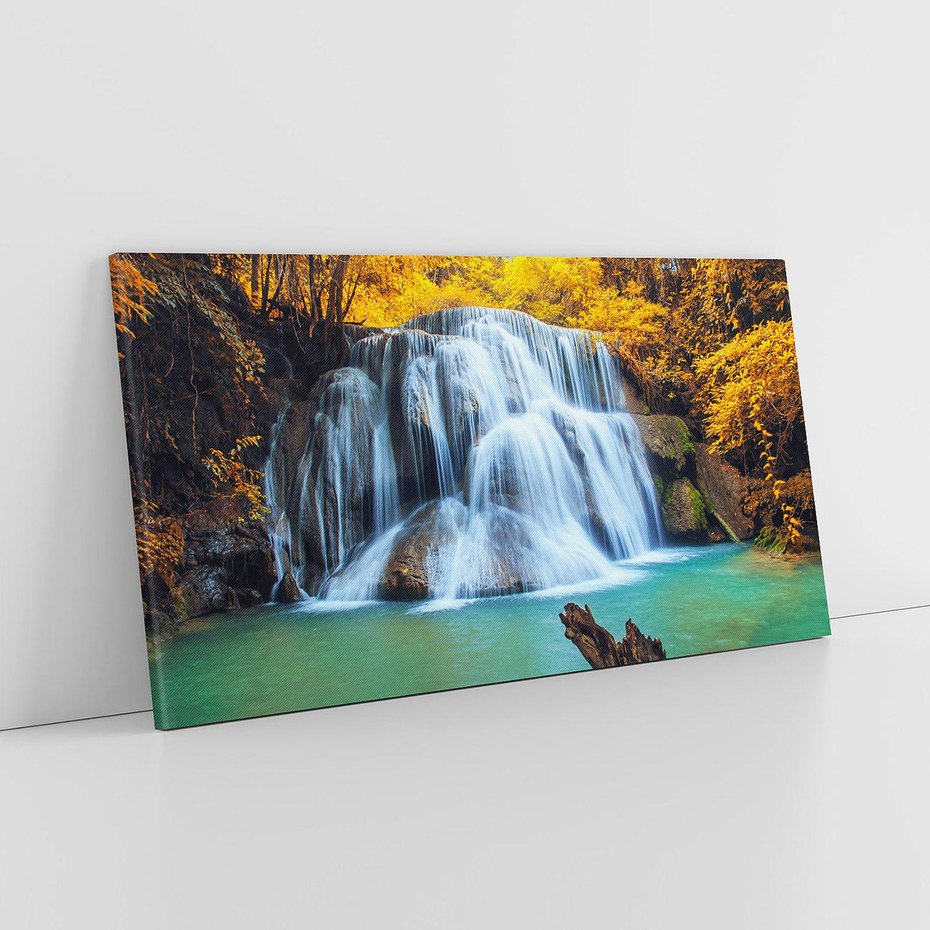 Obraz na płótnie 100x50 - Magia kolorów - jesień, las