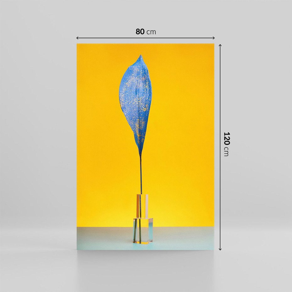 Obraz na płótnie 80x120 - Niebiańskie liście - liść, liście