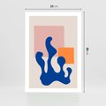 Plakat bez ramy 21x30 - Bezgraniczna Galeria Plam - abstrakcja, nowoczesny plakat