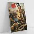 Obraz na płótnie 50x70 - "Wolność prowadząca lud" Eugène Delacroix - Reprodukcja - reprodukcja, obraz na płótnie
