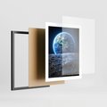 Plakat w ramie 40x50 - Mistrzowskie spojrzenie na Ziemię - ziemia, kosmos - rama czarna
