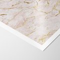 Plakat bez ramy 40x50 - Beżowy Marmur i Złoto - marmur, beżowy marmur