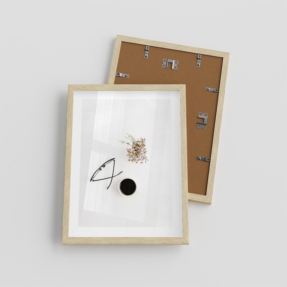 Plakat w ramie 30x40 - Codzienne Radości - kompozycja, bukiet - rama drewno