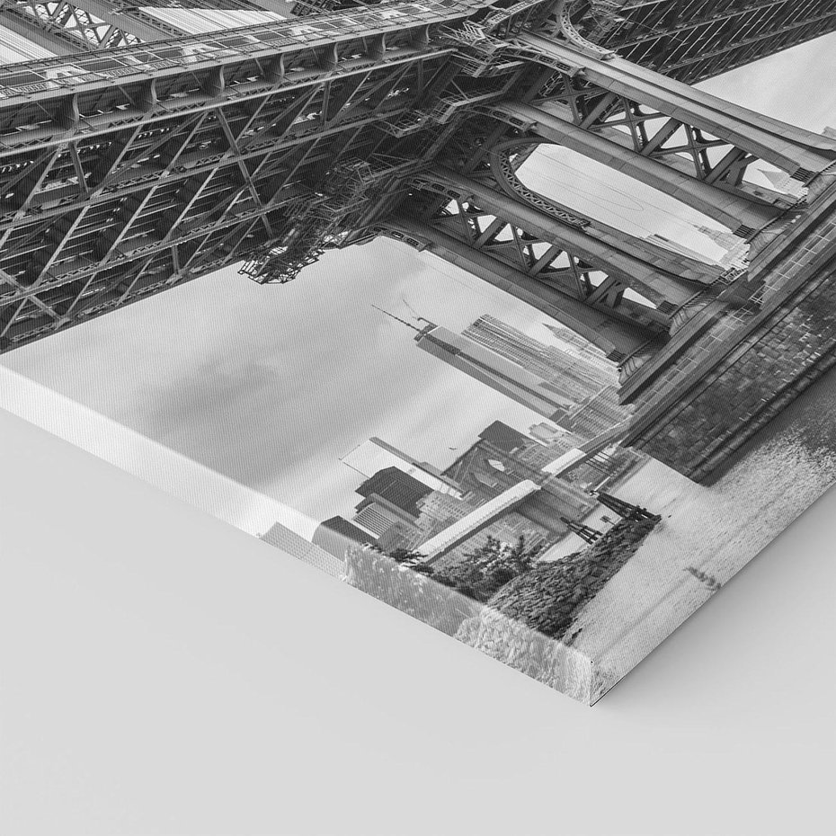 Obraz na płótnie 60x60 - Most nad nowojorską panoramą - most, Nowy York