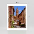 Plakat bez ramy 40x50 - Urok włoskich uliczek - włoskie, uliczki