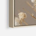 Obraz w ramie 70x100 - Przezroczyste piękno - gipsówka, suche - rama drewno