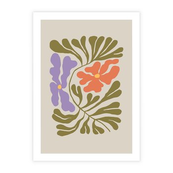 Plakat bez ramy 21x30 - Bezgraniczne Impresje - kwiaty, abstrakcja