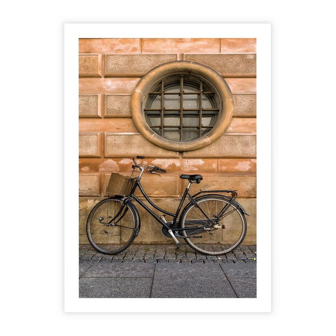 Plakat bez ramy 21x30 - Holenderska Ikona - rower, Holandia