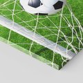 Obraz na płótnie 70x70 - Namiętność Piłki i Gola - piłka nożna, gol
