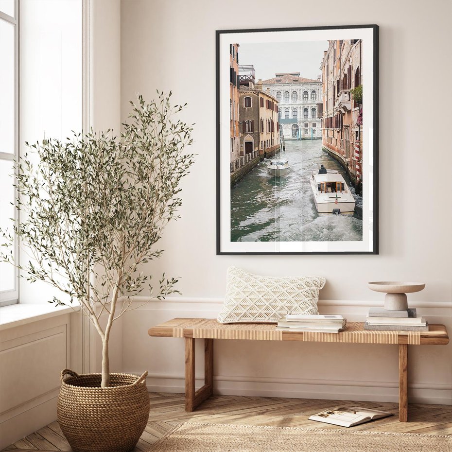 Plakat bez ramy 30x40 - Wenecja na Twojej Ścianie - wenecja, kanały