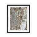 Plakat w ramie 40x50 - Spokój w Beżu - zdjęcie, naturalna tekstura - rama czarna