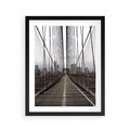 Plakat w ramie 40x50 - Nowoczesna Linia - most, nowoczesna - rama czarna
