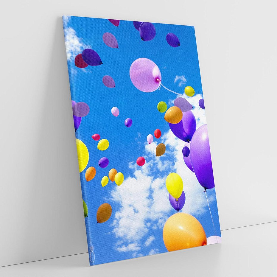 Obraz na płótnie 70x100 - Niebo pełne balonów - niebo, balony