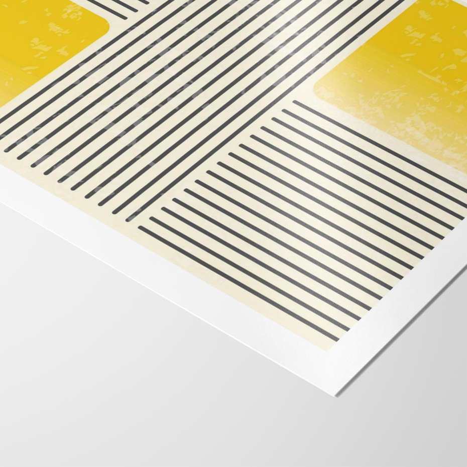 Plakat bez ramy 30x40 - Geometria w Ruchu - geometria, proste linie