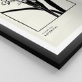 Plakat w ramie 30x40 - Symfonia kwiatowej ekspresji - kwiat, grafika - rama czarna
