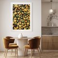 Plakat w ramie 30x40 - Świeżość Cytrusów - cytryny, limonki - rama biała