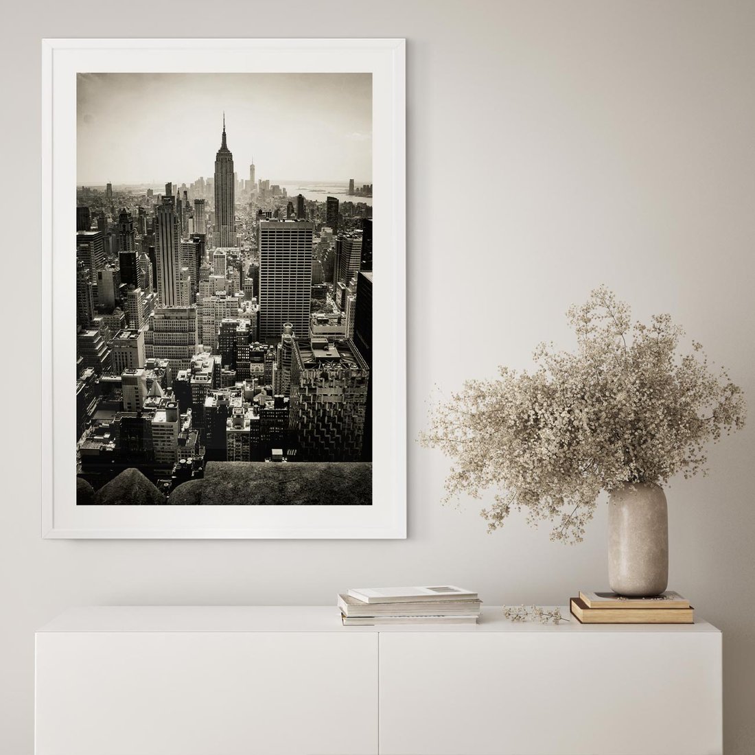 Plakat bez ramy 21x30 - Dusza wielkiego miasta - Manhattan, Nowy Jork