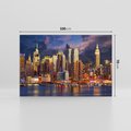 Obraz na płótnie 100x70 - Miasto Nocy - Nowy Jork, miasto