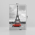Obraz na płótnie 80x120 - Paryż z wieżą Eiffla w tle - Paryż, Eiffla