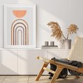 Plakat bez ramy 30x40 - Geometryczny Blask Złota - grafika, złoto