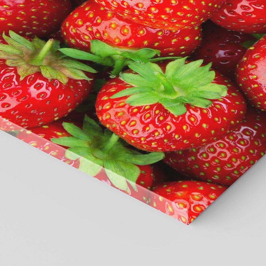 Obraz na płótnie 120x60 - Słodkie kuszenie - truskawki, owoce