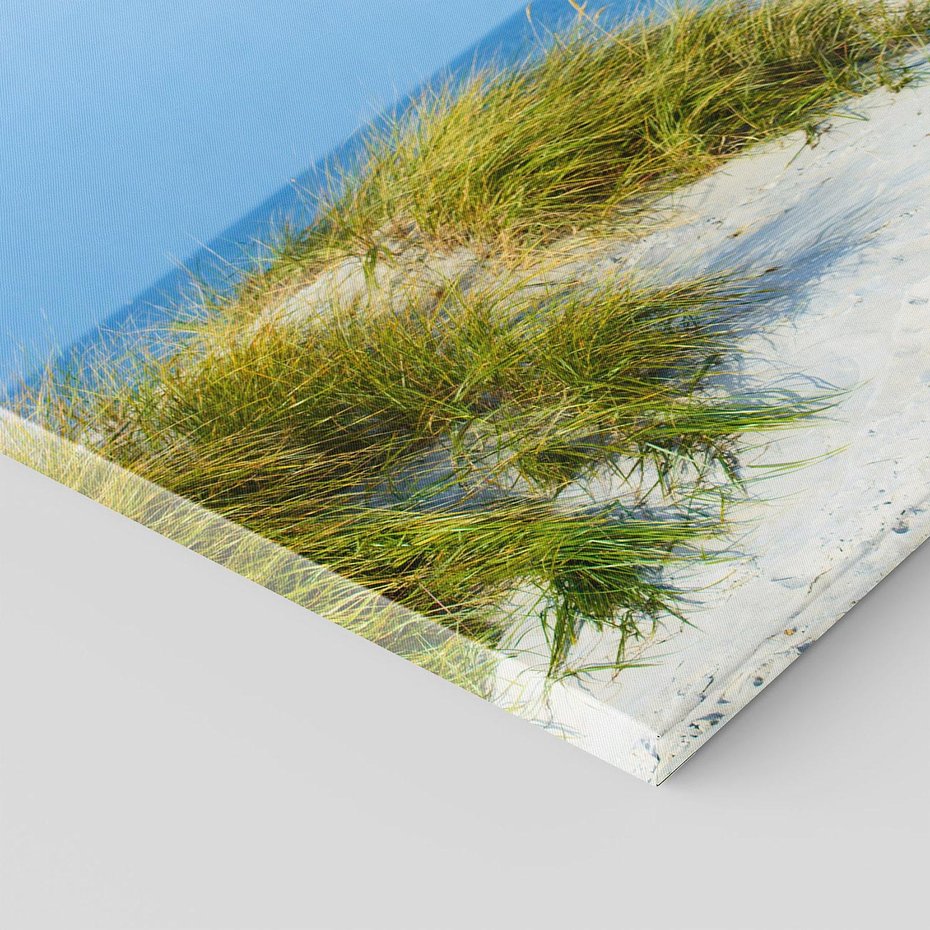 Obraz na płótnie 80x80 - Mewy nad morską plażą - mewy, plaża