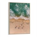 Obraz w ramie 50x70 - Letnie Wakacje na Horyzoncie - plaża, morze - rama drewno