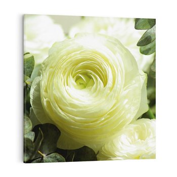 Obraz na płótnie 60x60 - Kwiatowa Harmonia - kwiat, kwiaty