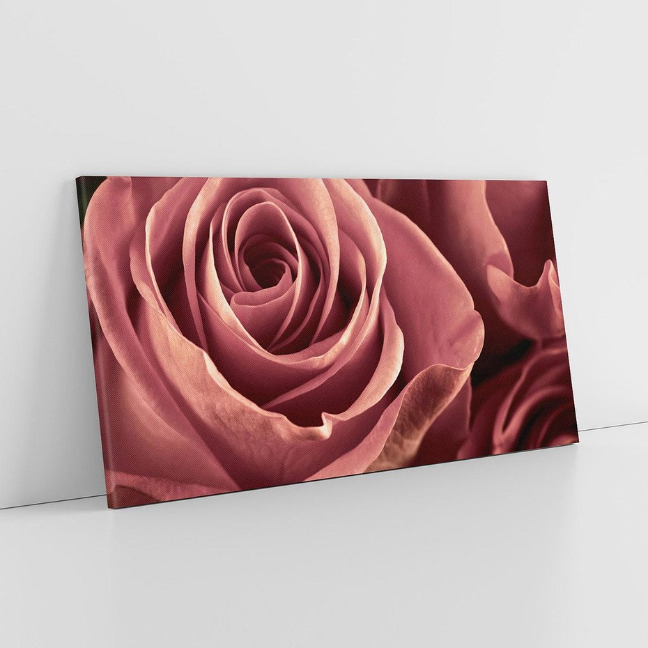 Obraz na płótnie 120x60 - Romantyczna Róż - róża, kwiat
