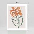 Plakat bez ramy 40x50 - Kwiatowe Harmonie - kwiat, sztuka nowoczesna