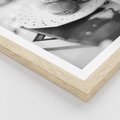 Plakat w ramie 40x50 - Makaroniki w Szarości - czarno biała fotografia, plakat - rama drewno